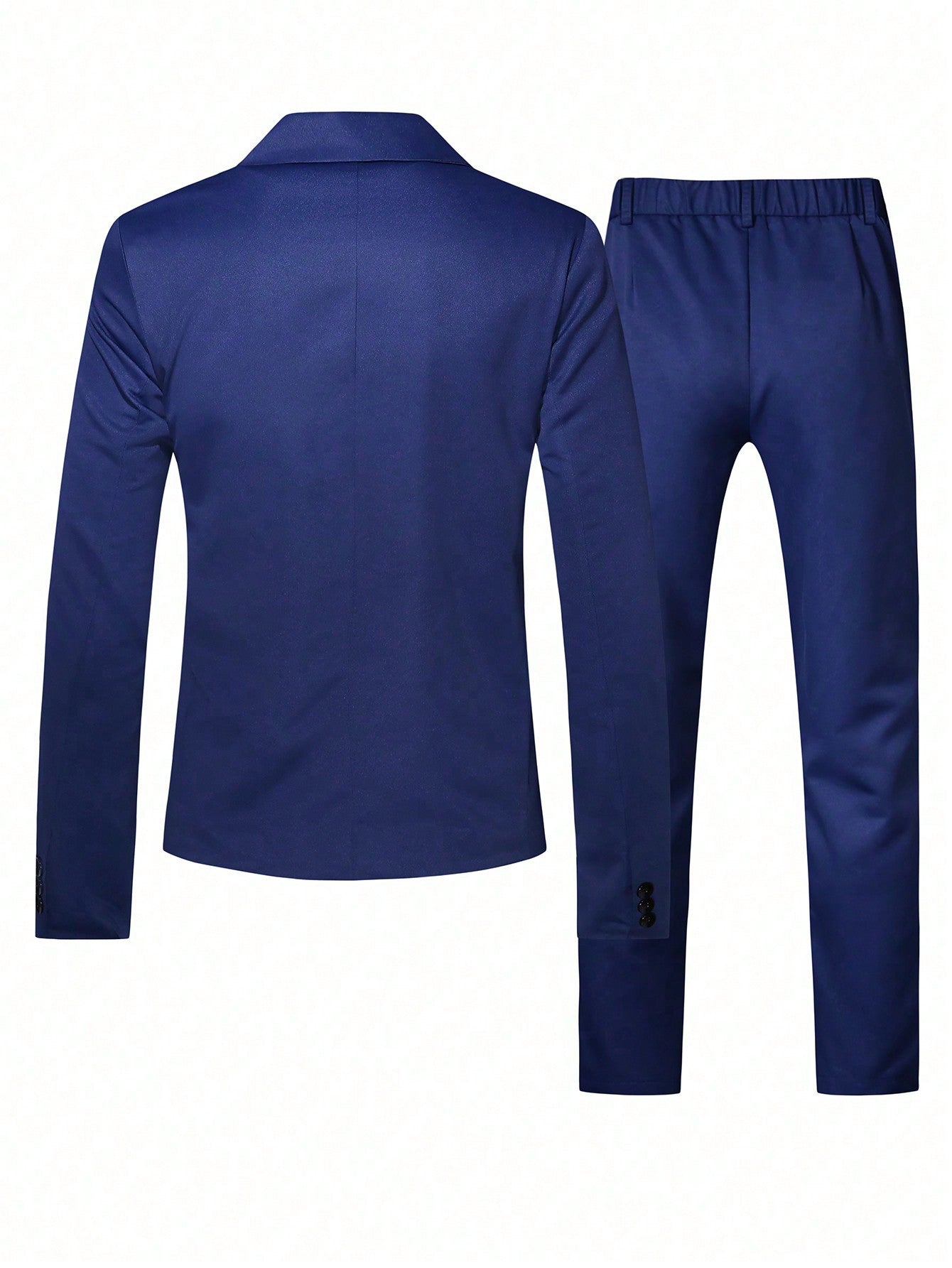 Manfinity Mode Men's Zipper Front Suit And Pants Set