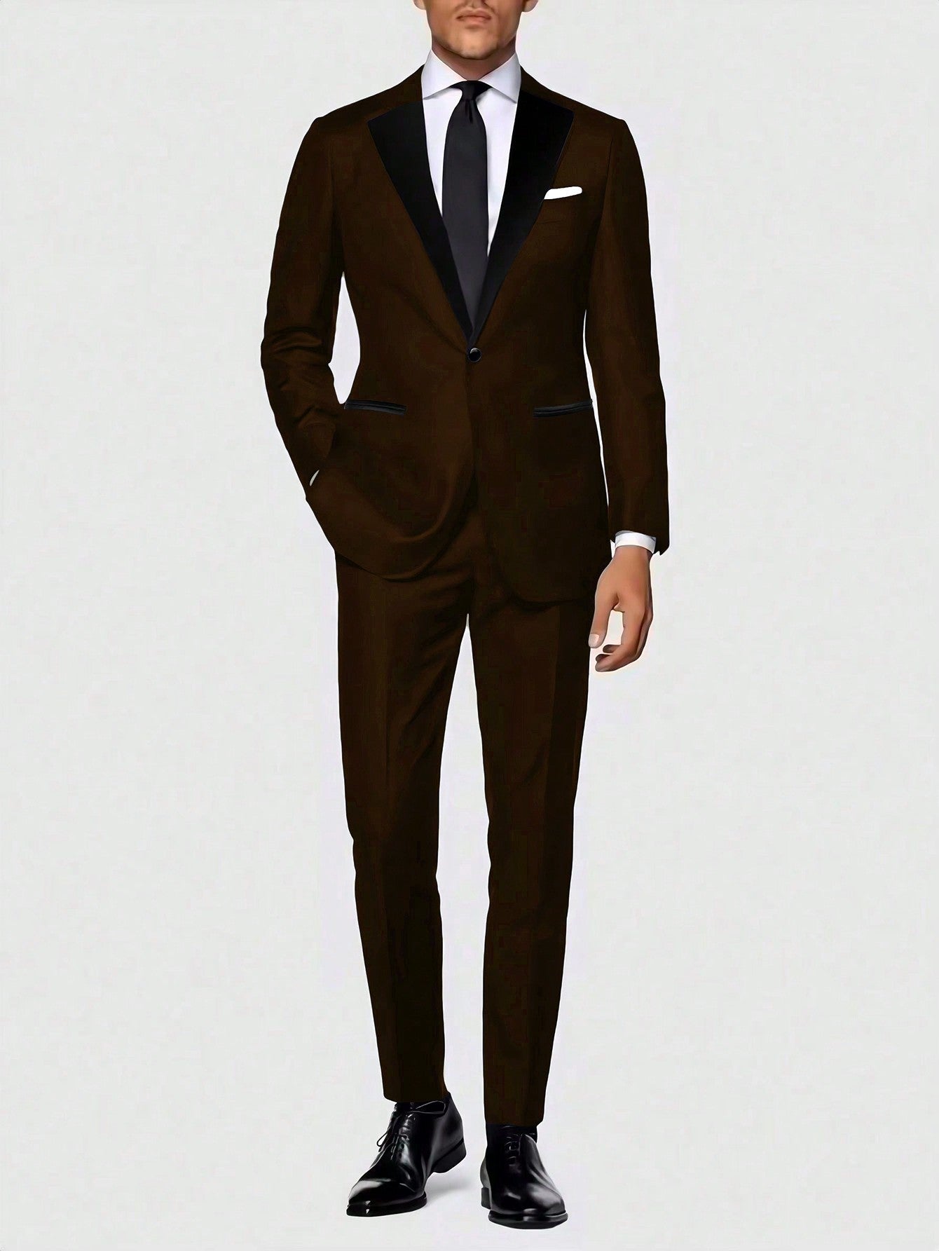 Men's Solid Suit